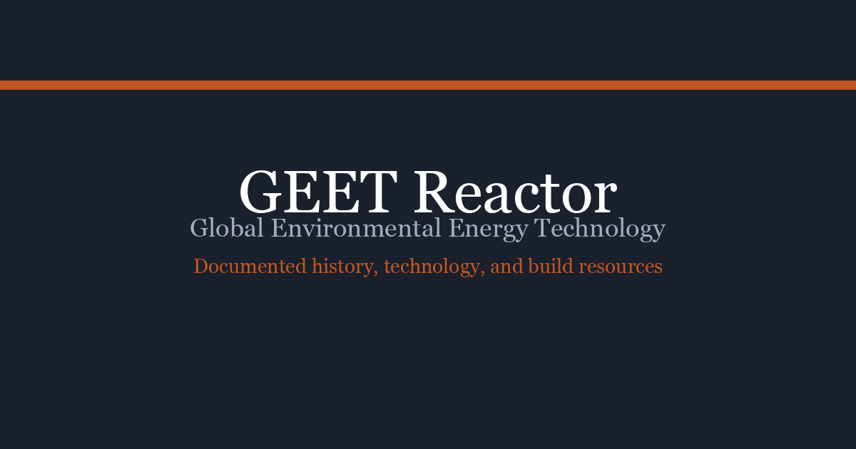 What Could Be Happening Inside a GEET Reactor? | GEET Reactor
